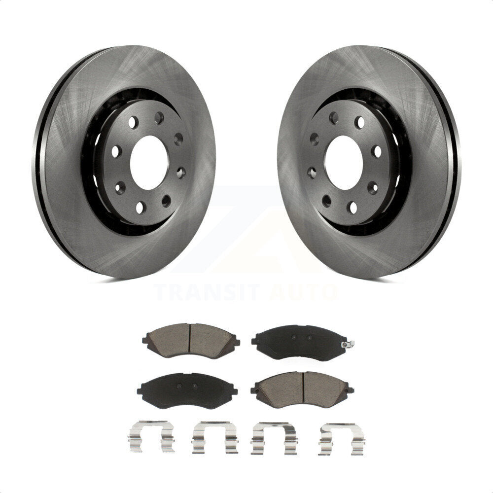 Front Disc Brake Rotors And Ceramic Pads Kit For Chevrolet Aveo Spark Aveo5 EV Pontiac G3 Daewoo Lanos Suzuki Wave Wave5 Swift+ K8C-100524 by Transit Auto