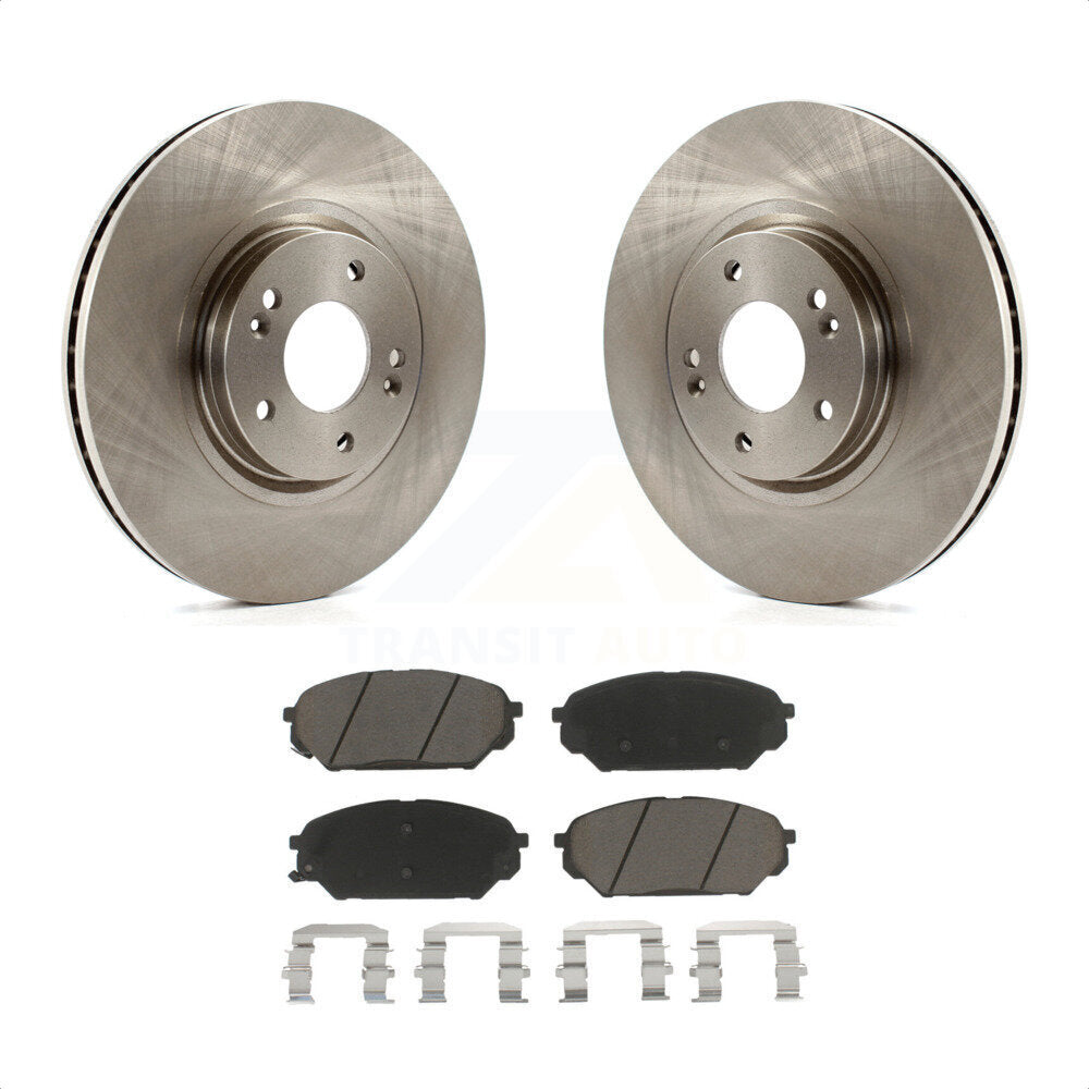 Front Disc Brake Rotors And Ceramic Pads Kit For 2007-2012 Hyundai Veracruz K8C-100527 by Transit Auto