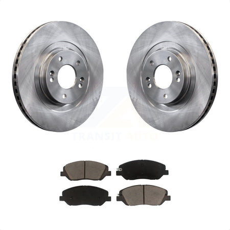 Front Disc Brake Rotors And Ceramic Pads Kit For Hyundai Santa Fe XL K8C-100529 by Transit Auto