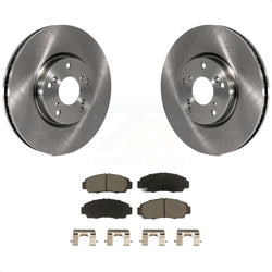 Front Disc Brake Rotors And Ceramic Pads Kit For 2004-2005 Acura TL Automatic transmission K8C-100549
