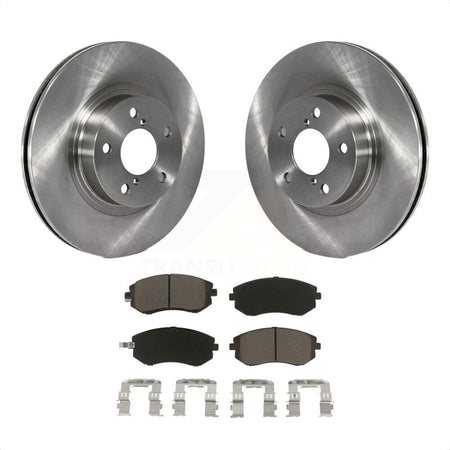 Front Disc Brake Rotors And Ceramic Pads Kit For Subaru Impreza Legacy Saab 9-2X K8C-100568 by Transit Auto