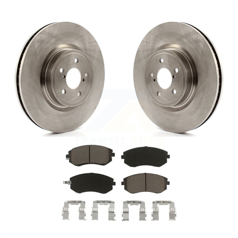 Front Disc Brake Rotors And Ceramic Pads Kit For Subaru Legacy K8C-100571 by Transit Auto