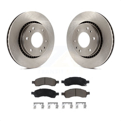 Front Disc Brake Rotors And Ceramic Pads Kit For Chevrolet Trailblazer GMC Envoy Buick Rainier Isuzu Ascender K8C-100574