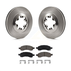 Front Disc Brake Rotors And Ceramic Pads Kit For Chevrolet Colorado GMC Canyon K8C-100577
