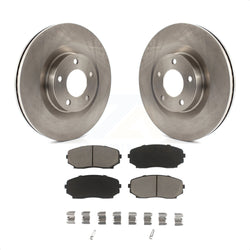 Front Disc Brake Rotors And Ceramic Pads Kit For Ford Edge Lincoln MKX K8C-100581