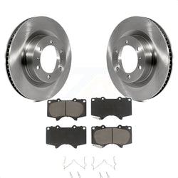 Front Disc Brake Rotors And Ceramic Pads Kit For 2010-2022 Toyota 4Runner Lexus GX460 K8C-100587