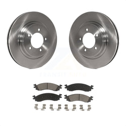 Front Disc Brake Rotors And Ceramic Pads Kit For Ford Explorer Sport Trac Mercury Mountaineer K8C-100600