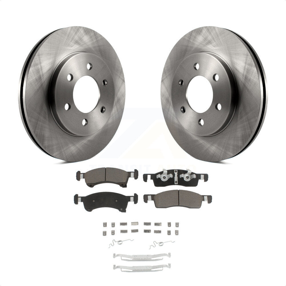 Front Disc Brake Rotors And Ceramic Pads Kit For Ford Expedition Lincoln Navigator K8C-100602 by Transit Auto