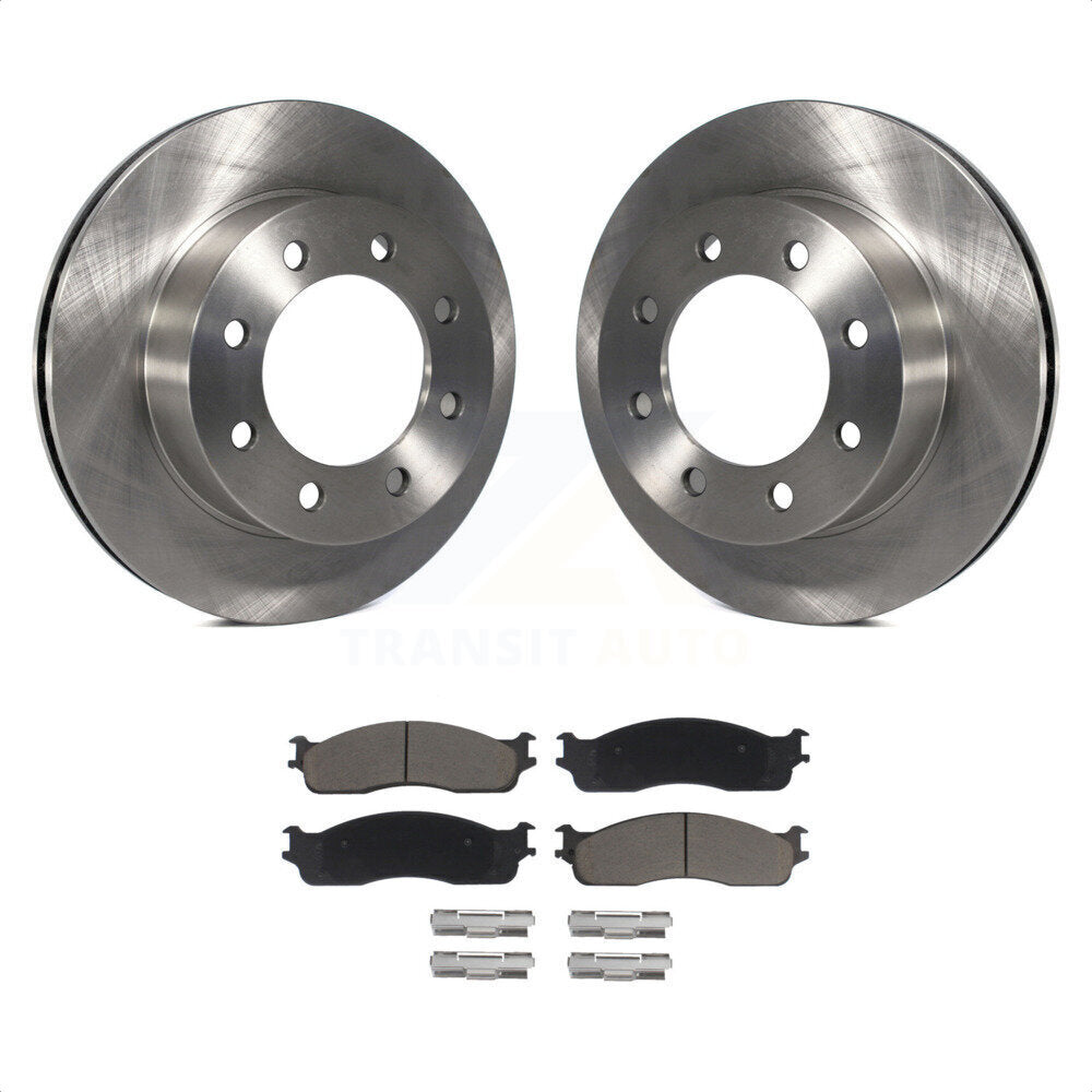 Front Disc Brake Rotors And Ceramic Pads Kit For Dodge Ram 2500 1500 3500 K8C-100607 by Transit Auto