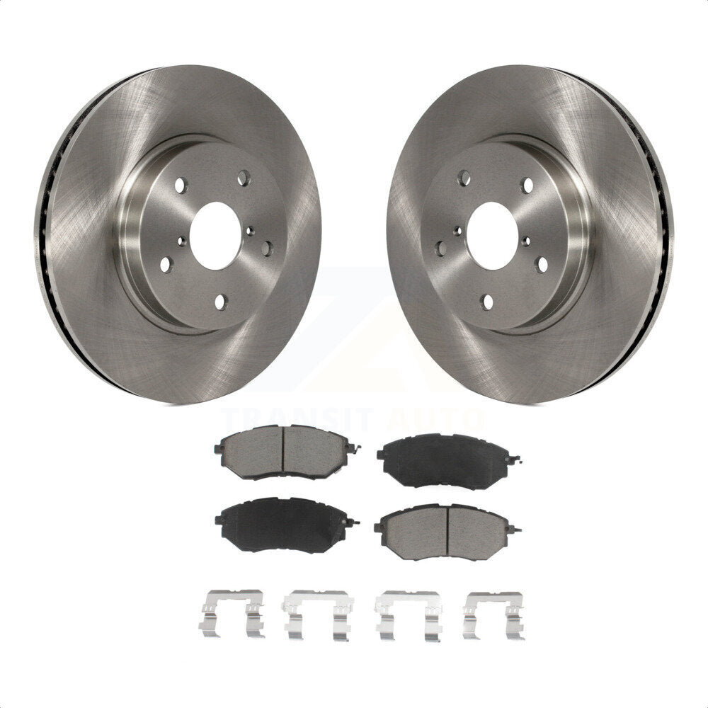 Front Disc Brake Rotors And Ceramic Pads Kit For 2015 Subaru Legacy 2.5L K8C-100612 by Transit Auto