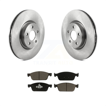 Front Disc Brake Rotors And Ceramic Pads Kit For Ford Connect K8C-100620 by Transit Auto