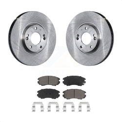 Front Disc Brake Rotors And Ceramic Pads Kit For Hyundai Azera Kia Amanti K8C-100622
