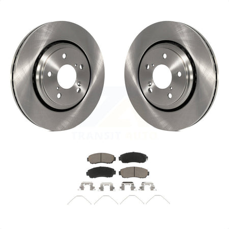 Front Disc Brake Rotors And Ceramic Pads Kit For Honda Odyssey Passport K8C-100631 by Transit Auto