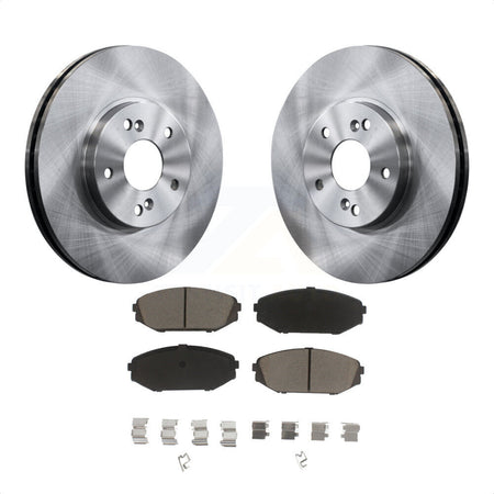 Front Disc Brake Rotors And Ceramic Pads Kit For Honda Odyssey Acura MDX K8C-100643 by Transit Auto