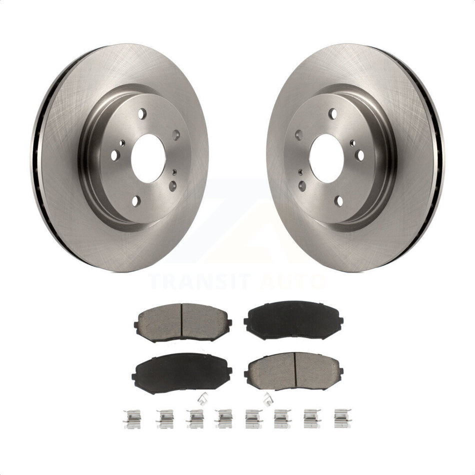 Front Disc Brake Rotors And Ceramic Pads Kit For 2006-2013 Suzuki Grand Vitara K8C-100644 by Transit Auto