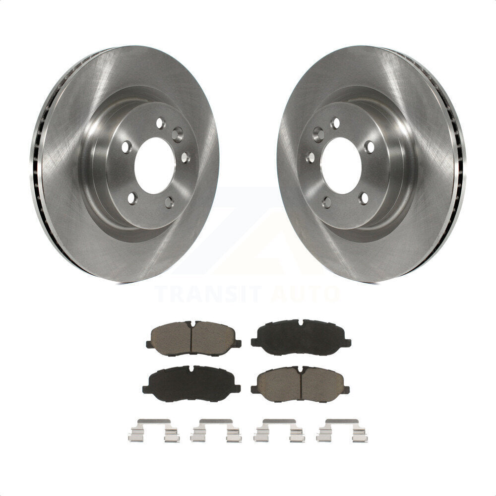 Front Disc Brake Rotors And Ceramic Pads Kit For Land Rover Range Sport LR3 K8C-100647 by Transit Auto