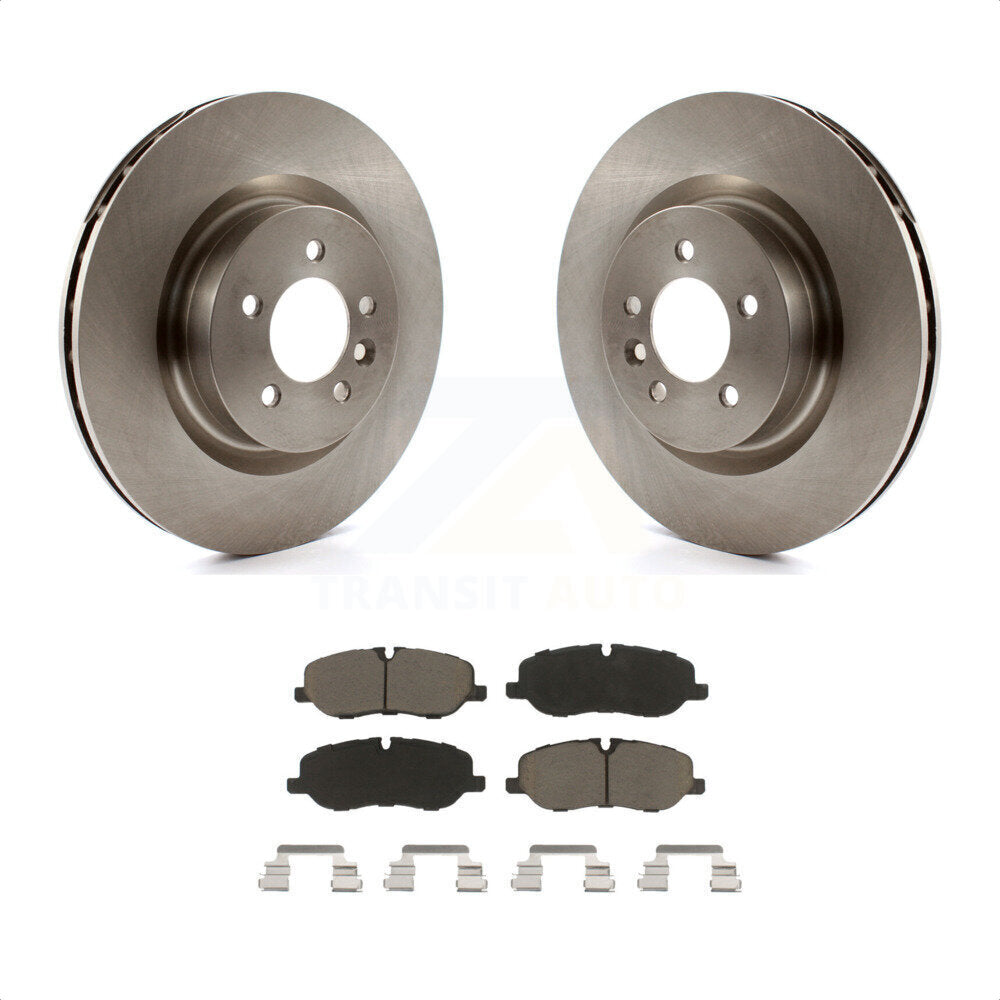 Front Disc Brake Rotors And Ceramic Pads Kit For 2006-2007 Land Rover Range Sport Supercharged K8C-100648 by Transit Auto