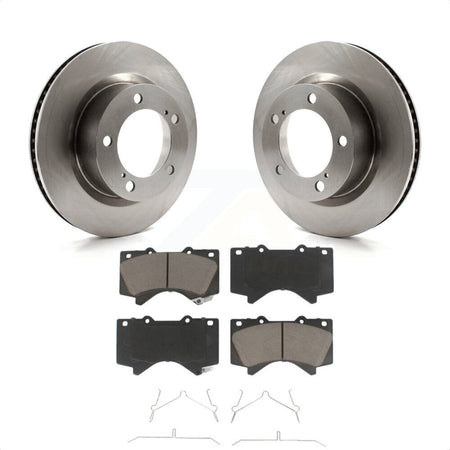 Front Disc Brake Rotors And Ceramic Pads Kit For Toyota Land Cruiser Lexus LX570 K8C-100653 by Transit Auto