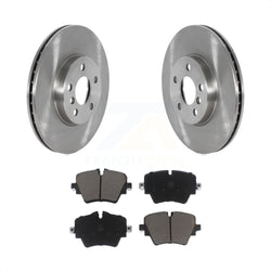 Front Disc Brake Rotors And Ceramic Pads Kit For Mini Cooper Countryman Clubman K8C-100666
