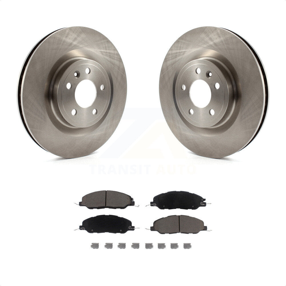 Front Disc Brake Rotors And Ceramic Pads Kit For Ford Mustang K8C-100670 by Transit Auto