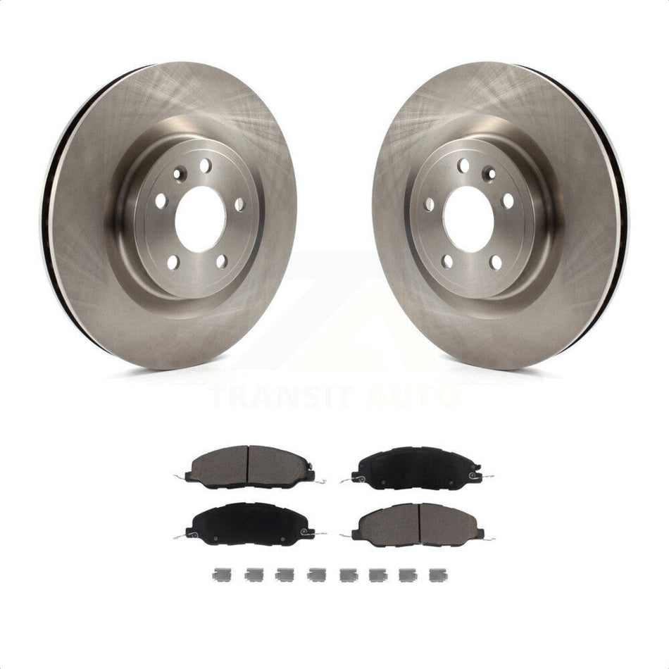 Front Disc Brake Rotors And Ceramic Pads Kit For Ford Mustang K8C-100670 by Transit Auto