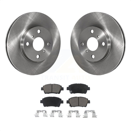 Front Disc Brake Rotors And Ceramic Pads Kit For 2004-2006 Scion xB xA K8C-100678 by Transit Auto