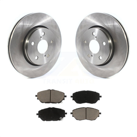 Front Disc Brake Rotors And Ceramic Pads Kit For Toyota C-HR K8C-100681 by Transit Auto