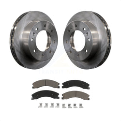 Front Disc Brake Rotors And Ceramic Pads Kit For Chevrolet Silverado 2500 HD GMC Sierra 3500 Suburban K8C-100686