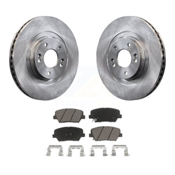 Front Disc Brake Rotors And Ceramic Pads Kit For Hyundai Santa Fe Sport Kia Sorento K8C-100693