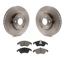 Front Disc Brake Rotors And Ceramic Pads Kit For Mercedes-Benz E350 C300 C350 E400 E250 SLC300 K8C-100707