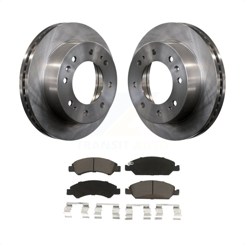 Front Disc Brake Rotors And Ceramic Pads Kit For Chevrolet Silverado 1500 Suburban K8C-100710 by Transit Auto