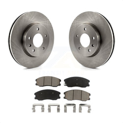Front Disc Brake Rotors And Ceramic Pads Kit For Chevrolet Equinox Saturn Vue Captiva Sport Pontiac Torrent Suzuki XL-7 K8C-100717