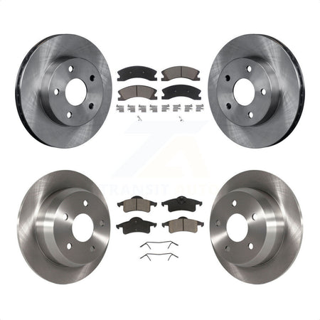 Front Rear Disc Brake Rotors And Ceramic Pads Kit For Jeep Grand Cherokee K8C-100719 by Transit Auto