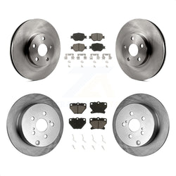 Front Rear Disc Brake Rotors And Ceramic Pads Kit For Toyota Celica K8C-100720