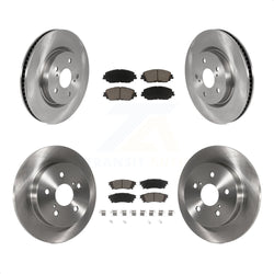 Front Rear Disc Brake Rotors And Ceramic Pads Kit For Toyota Camry RAV4 Lexus ES350 Avalon ES300h UX250h UX200 C-HR ES250 Venza K8C-100730