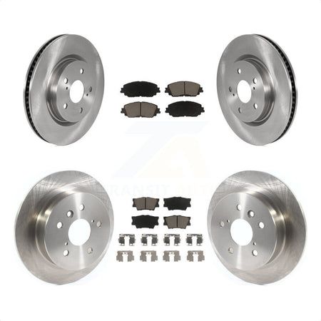 Front Rear Disc Brake Rotors And Ceramic Pads Kit For Toyota Camry K8C-100731 by Transit Auto