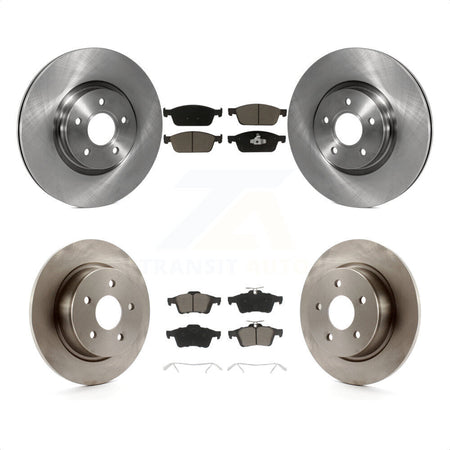 Front Rear Disc Brake Rotors And Ceramic Pads Kit For Ford Escape Connect K8C-100752 by Transit Auto