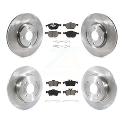 Front Rear Disc Brake Rotors And Ceramic Pads Kit For Ford EcoSport K8C-100754