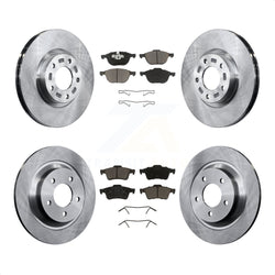 Front Rear Disc Brake Rotors And Ceramic Pads Kit For 2006 Mazda 5 To 02 06 K8C-100759