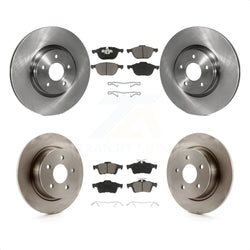 Front Rear Disc Brake Rotors And Ceramic Pads Kit For 2014 Ford Connect 104.8" wheel base K8C-100760