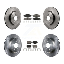 Front Rear Disc Brake Rotors And Ceramic Pads Kit For Dodge Charger Chrysler 300 Challenger Magnum K8C-100764