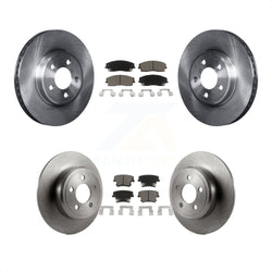 Front Rear Disc Brake Rotors And Ceramic Pads Kit For Dodge Charger Chrysler 300 Challenger Magnum K8C-100766