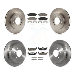 Front Rear Disc Brake Rotors And Ceramic Pads Kit For 2009 Ford F-150 With 6 Lug Wheels K8C-100800