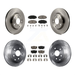 Front Rear Disc Brake Rotors And Ceramic Pads Kit For Toyota RAV4 Lexus HS250h K8C-100810