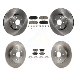 Front Rear Disc Brake Rotors And Ceramic Pads Kit For Toyota Corolla Matrix Pontiac Vibe K8C-100813
