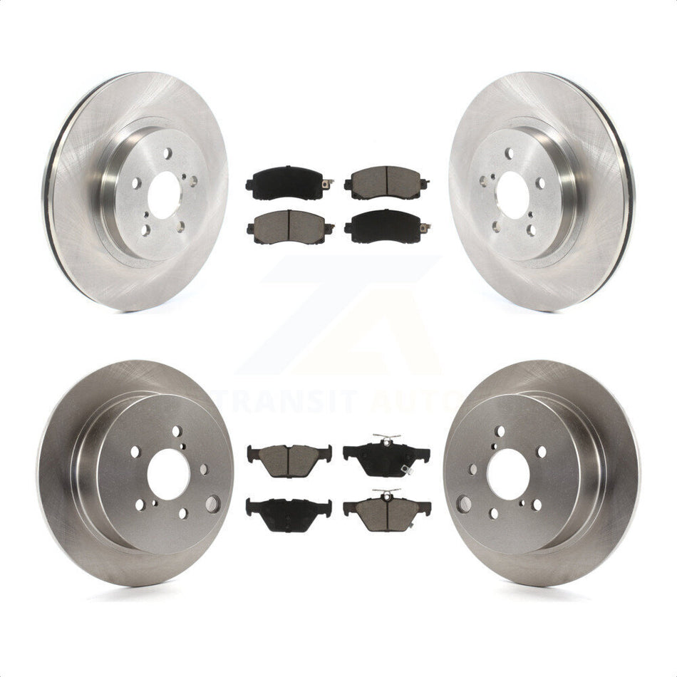 Front Rear Disc Brake Rotors And Ceramic Pads Kit For Subaru Crosstrek K8C-100820 by Transit Auto