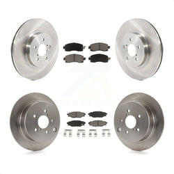 Front Rear Disc Brake Rotors And Ceramic Pads Kit For Subaru Crosstrek Impreza K8C-100821
