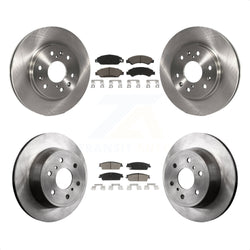 Front Rear Disc Brake Rotors And Ceramic Pads Kit For 2007-2007 Chevrolet Tahoe GMC Suburban 1500 Yukon Cadillac Avalanche XL Escalade ESV EXT K8C-100828