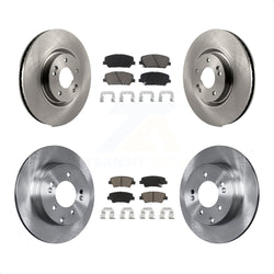 Front Rear Disc Brake Rotors And Ceramic Pads Kit For Kia Optima 2.0L K8C-100838