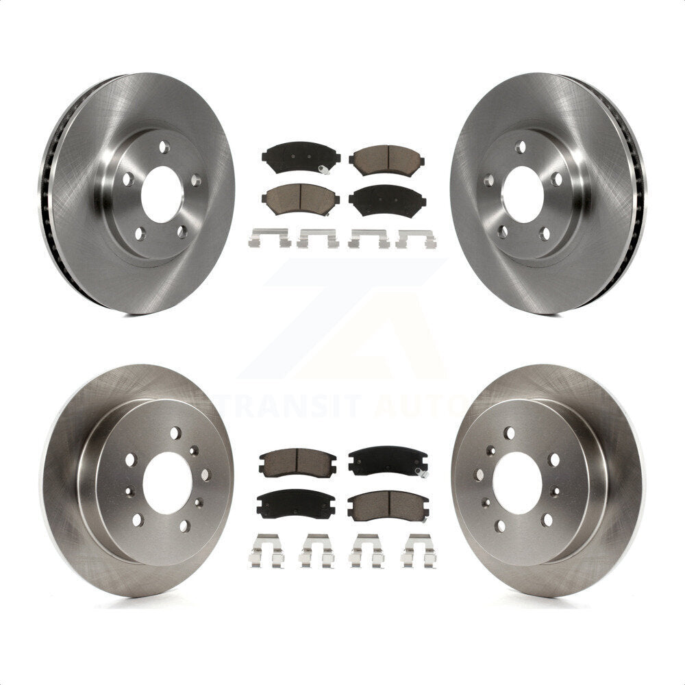 Front Rear Disc Brake Rotors And Ceramic Pads Kit For Chevrolet Impala Monte Carlo Oldsmobile Intrigue K8C-100852 by Transit Auto